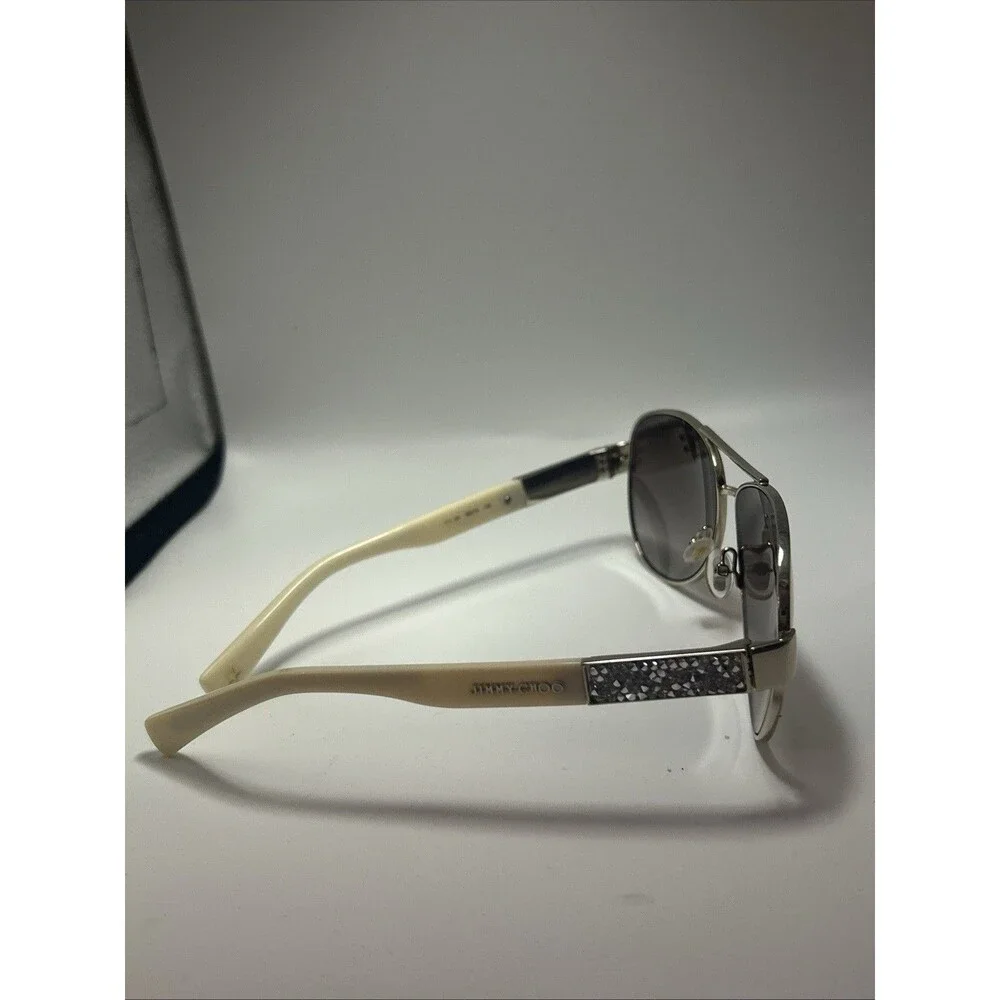 Jimmy Choo BABA/S Light gold cream 59/13/135 WOMAN Sunglasses Used Read